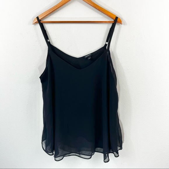 torrid Tops - Torrid size 0 black flowy tank